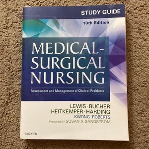 Elsevier Medical Surgical Nursing Study Guide 10th Edition Lewis